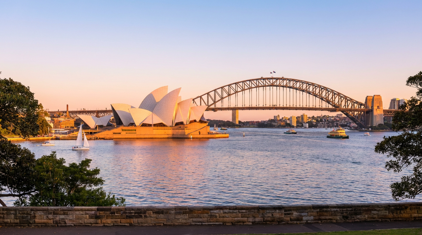 Sydney Opera House and Harbour Bridge